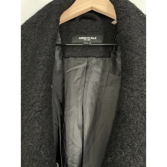 🎉HP🎉Kenneth Cole NY Women’s Wool Blend Black Parka - Picture 5 of 8